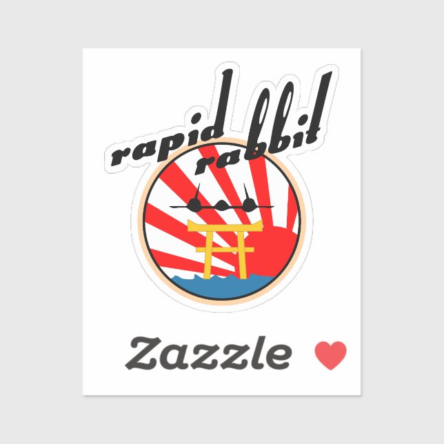 SR-71 Rapid Rabbit Patch Sticker (Sheet)