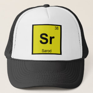 Sr - Sarod Music Chemistry Periodic Table Symbol Trucker Hat