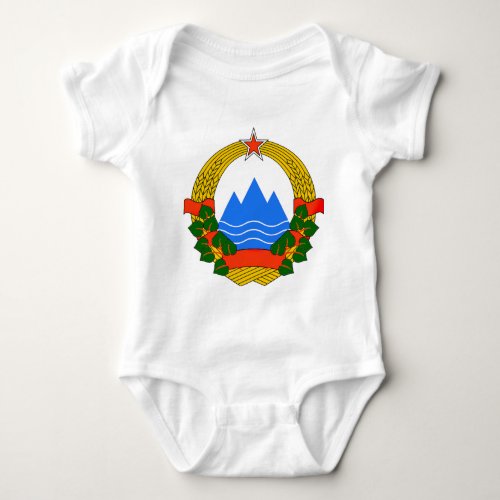 SR Slovenia coat of arms Baby Bodysuit