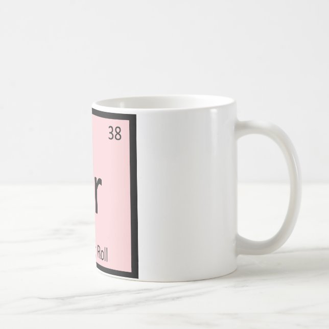 Sr - Spring Roll Appetizer Chemistry Symbol Coffee Mug (Right)