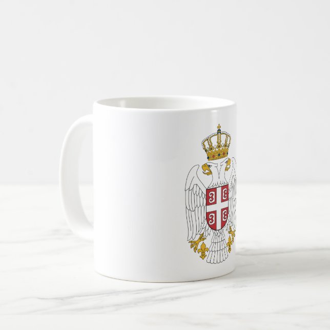 Srbija Dvoglavi Orao Coffee Mug (Front Left)