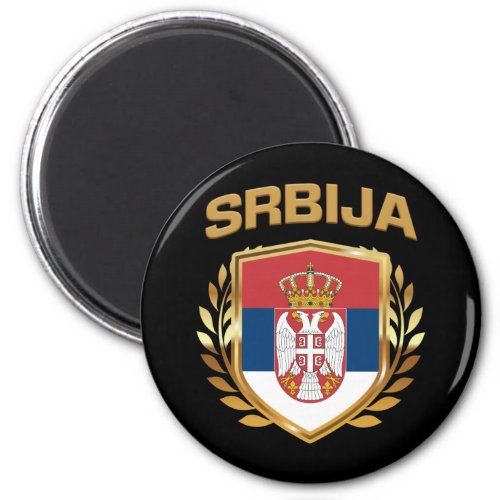 Srbija Flag Shield Serbia Magnet