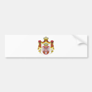 Srbija Grb - Veliki / Serbian Coat of Arms - Big Bumper Sticker