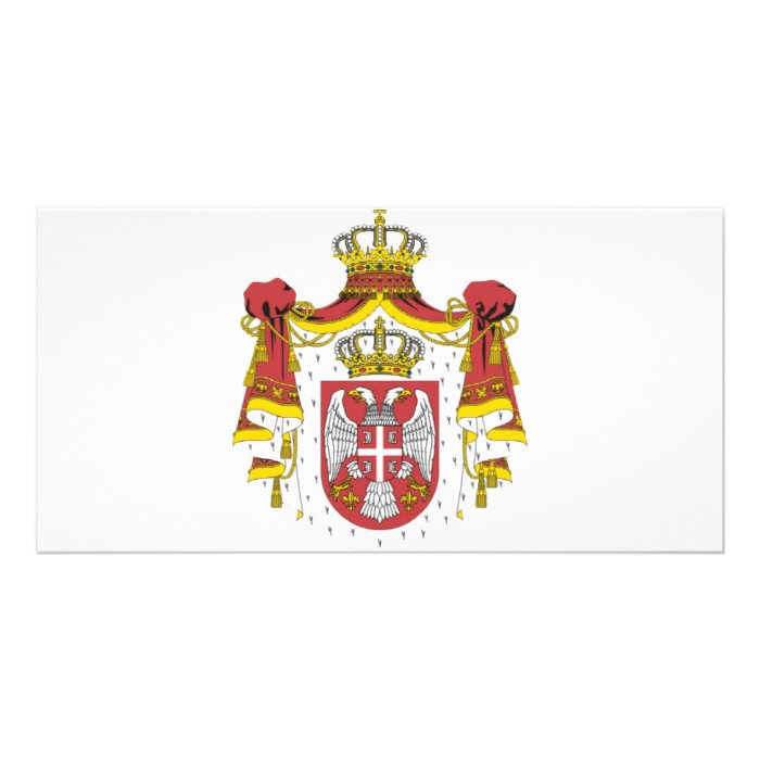 Srbija Grb    Veliki / Serbian Coat of Arms   Big Photo Card