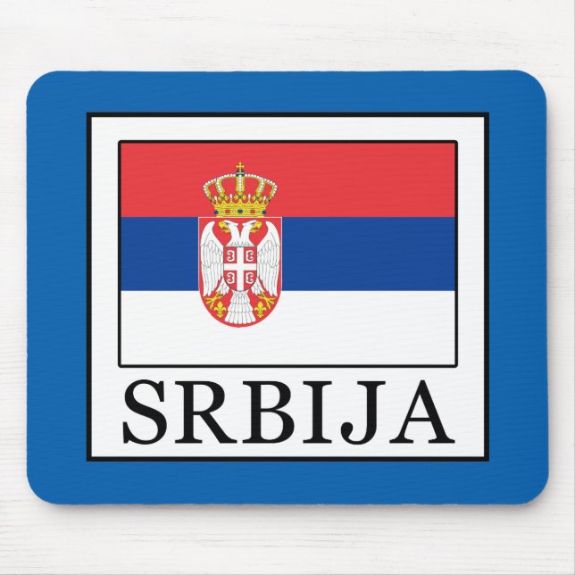 Srbija Mouse Pad (Front)