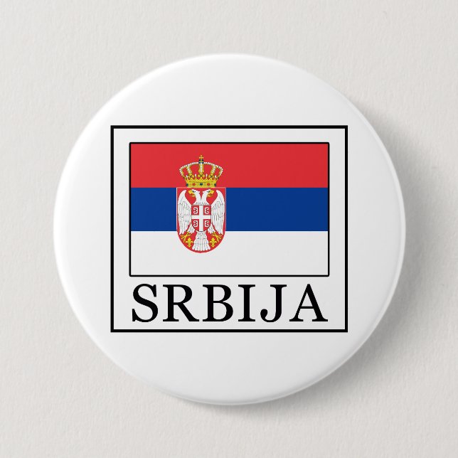 Srbija Pinback Button (Front)