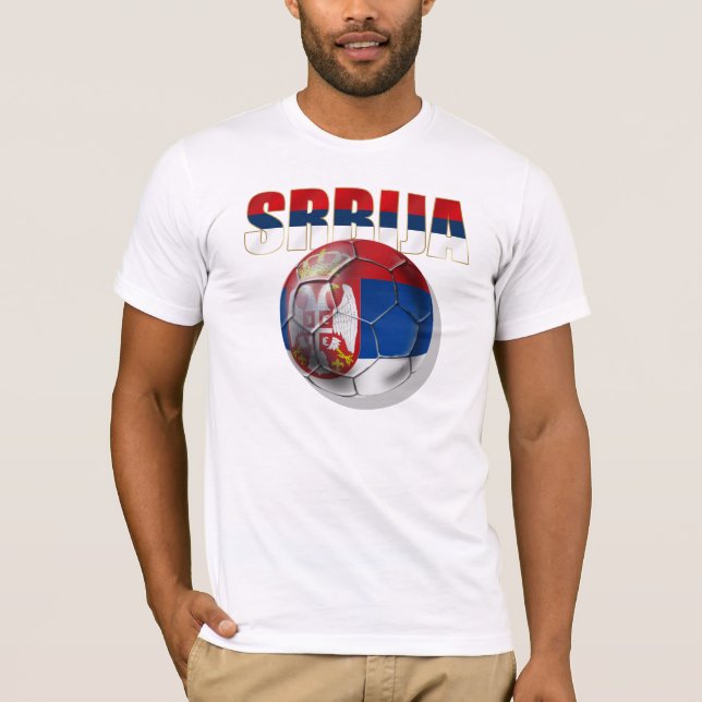 Srbija Serbia flag Beli Orlovi Gifts for Serbians T-Shirt (Front)