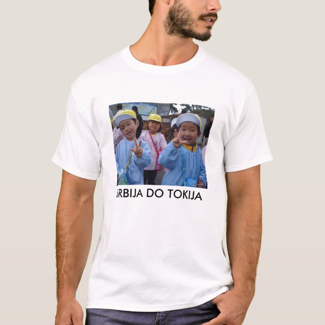 Srbija u Japanu, SRBIJA DO TOKIJA T-Shirt (Front)