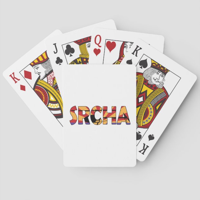SRCHA Logo Only Playing Cards (Back)