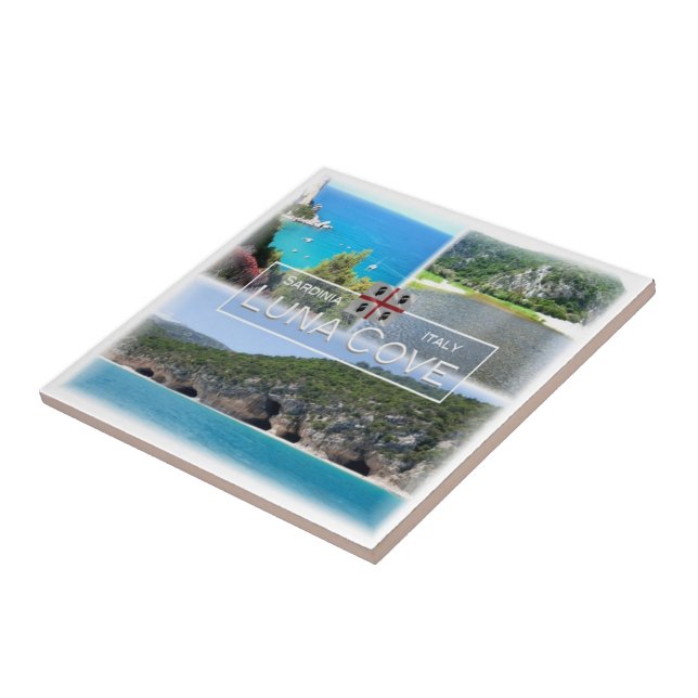 SRD031 LUNA COVE, Mosaic, Sardinia, Ceramic Tile (Side)