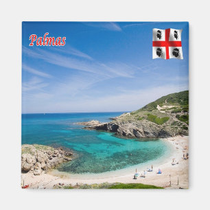 SRD048 SASSARI  Palmas, Sardinia, Fridge Magnet
