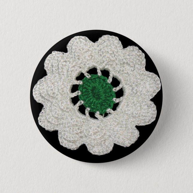 Srebrenica cvijet pinback button (Front)