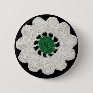 Srebrenica cvijet pinback button