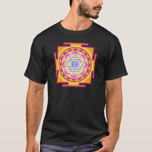 Sri Chakra Goddess Shri Lalitha Tripura Sundari T_Shirt