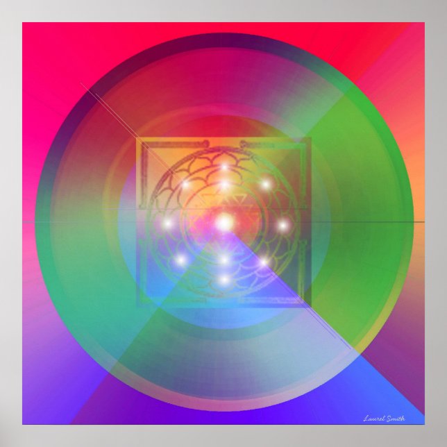 Sri Chakra Yantra Poster (Front)