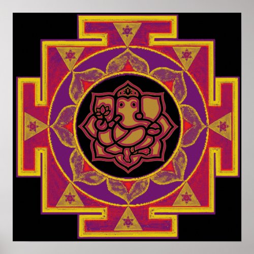 Sri Ganesh Yantra Poster