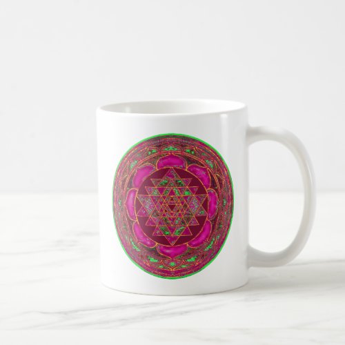 Sri Lakshmi Yantra Mandala Coffee Mug