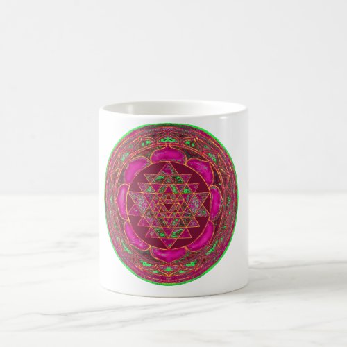 Sri Lakshmi Yantra Mandala Coffee Mug