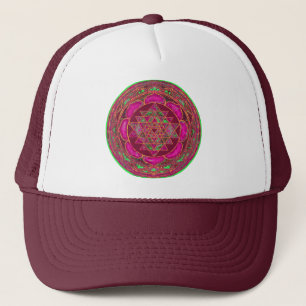 Sri Lakshmi Yantra Mandala Trucker Hat