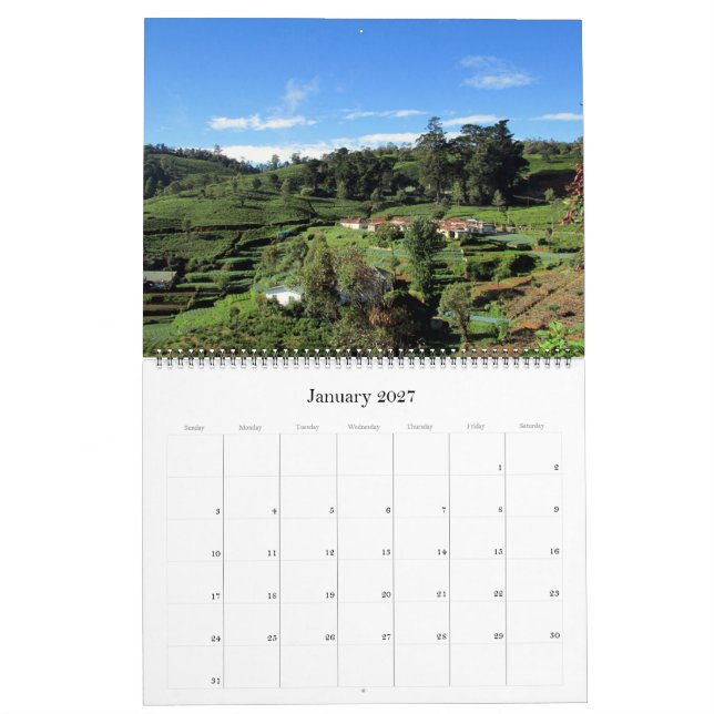 sri lanka 2027 large calendar