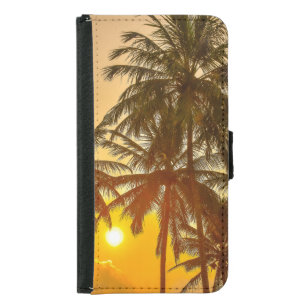 Sri Lanka Beach Sunset View Samsung Galaxy S5 Wallet Case