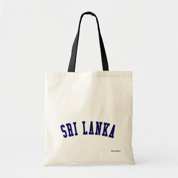 Sri Lanka Canvas Bag