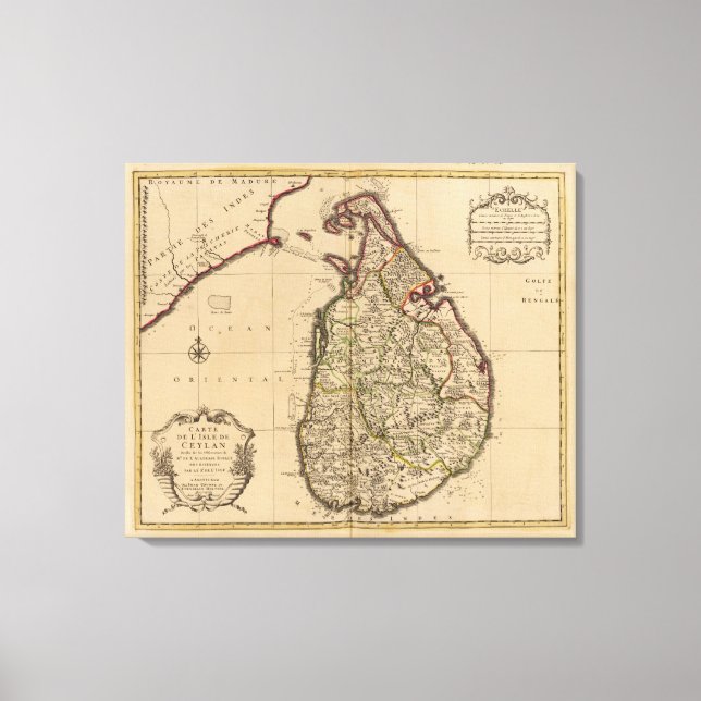 Sri Lanka Canvas Print (Front)