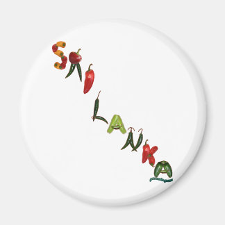 Sri Lanka Chili Peppers Magnet