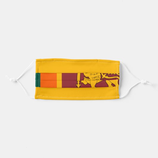 Sri Lanka Cloth Face Mask (Front, Folded)