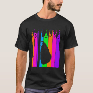 Sri Lanka Colorful Bubbles T-Shirt