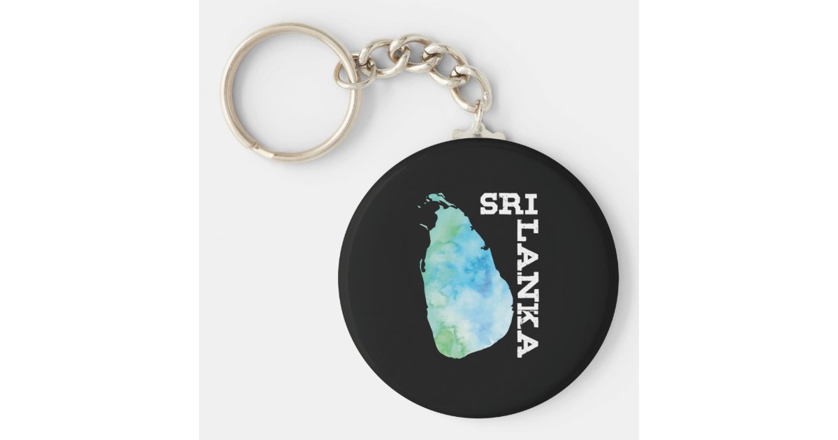 Sri Lanka Country Map Proud Sri Lanka Gift Keychain Zazzle