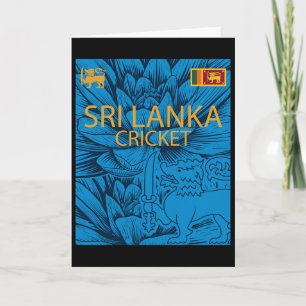 Sri Lanka Cricket Perfect For Lankan Cricket Fans  Card