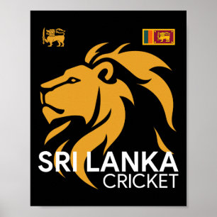 Sri Lanka Cricket Perfect For Lankan Cricket Fans Poster