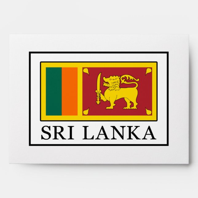 Sri Lanka Envelope (Front)