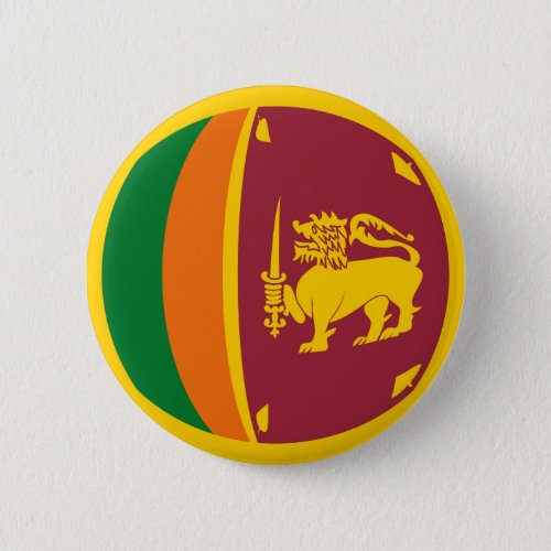 Sri Lanka Fisheye Flag Button