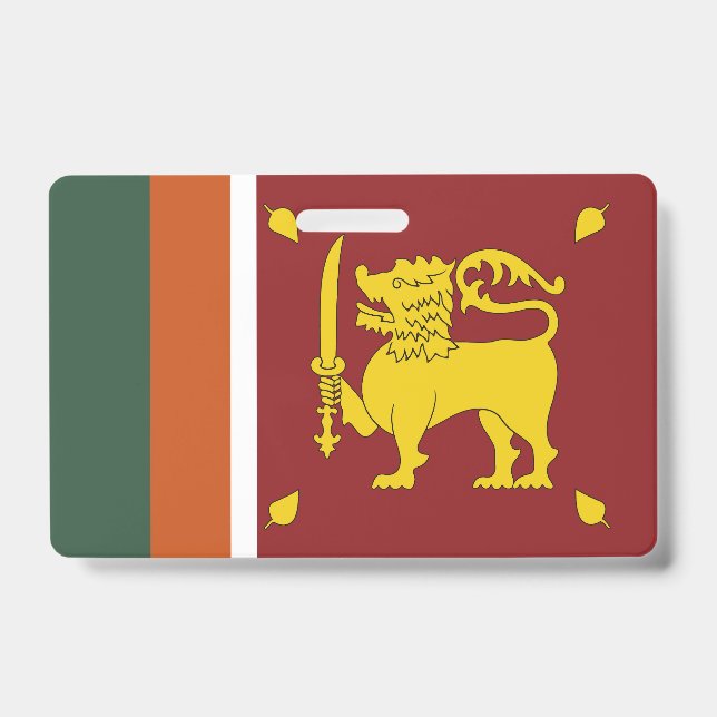 Sri Lanka flag Badge (Front)