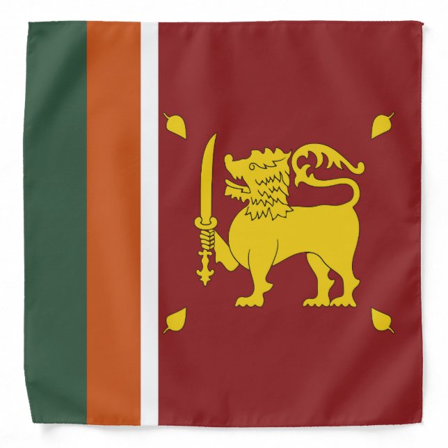 Sri Lanka flag Bandana (Front)