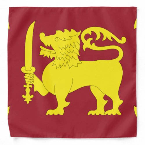 Sri Lanka Flag Bandana