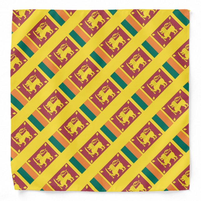 Sri Lanka Flag Bandana (Front)