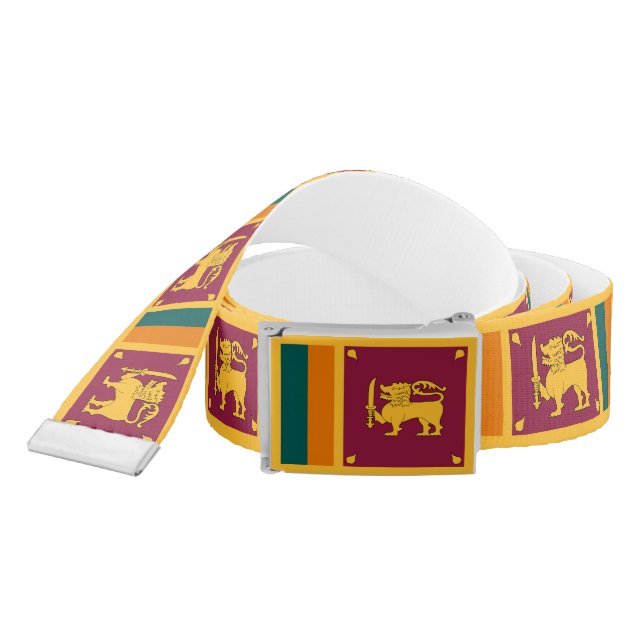 Sri Lanka Flag Belt (Snake)