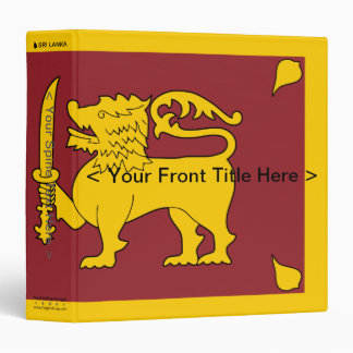 Sri Lanka Flag Binder