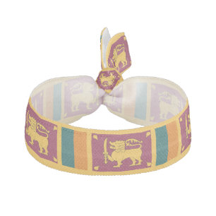 Sri Lanka Flag Elastic Hair Tie