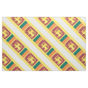 Sri Lanka Flag Fabric