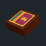 Sri Lanka Flag Gift Box<br><div class="desc">Patriotic flag of Sri Lanka.</div>