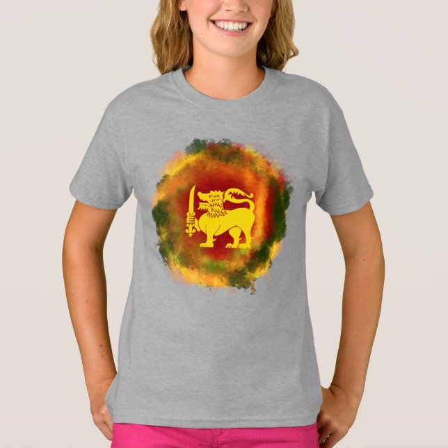 SRI LANKA FLAG GIFT COLLECTION - T-Shirt (Front)