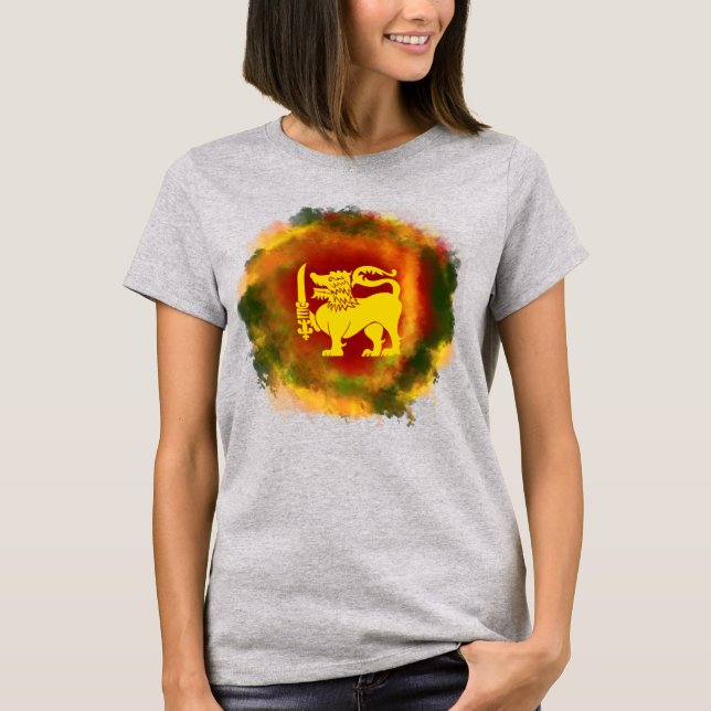 SRI LANKA FLAG GIFT COLLECTION - T-Shirt (Front)