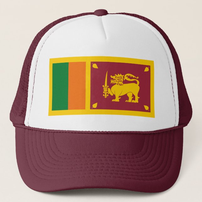 Sri Lanka Flag Hat (Front)