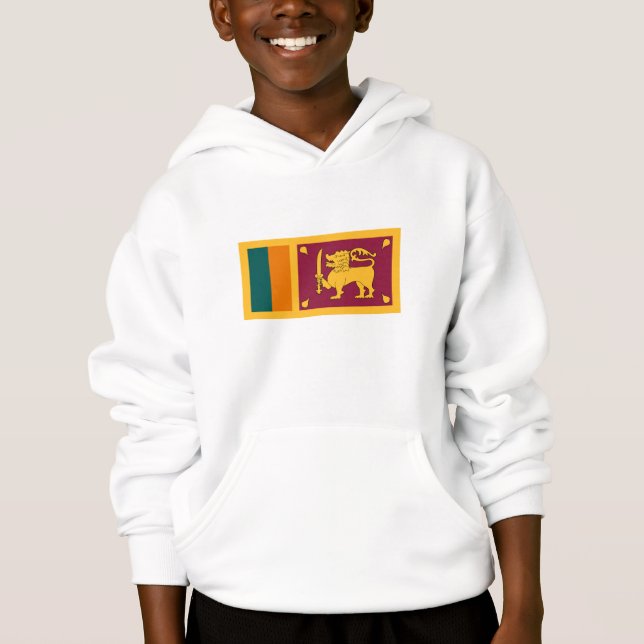 Sri Lanka Flag Hoodie (Front)