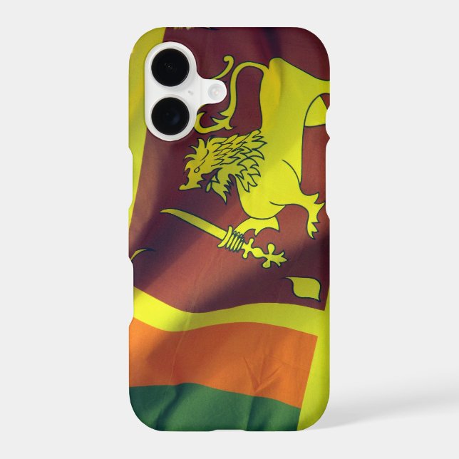 sri lanka flag iphone case (Back)