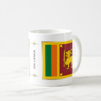Sri Lanka Flag + Map Mug